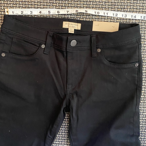 Womens Burberry Black 5 Pocket Skinny Jeans🔥Cotton Blend🖤W/STRETCH🔥NWT🔥👖28” - Picture 14 of 15
